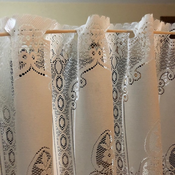 Lace valance curtain-2 - Picture 2 of 12